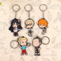 2015 promotional guy characters gift pvc/rubber keychain in bulk